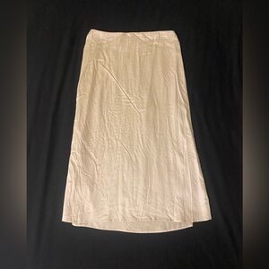Cream Midi Skirt